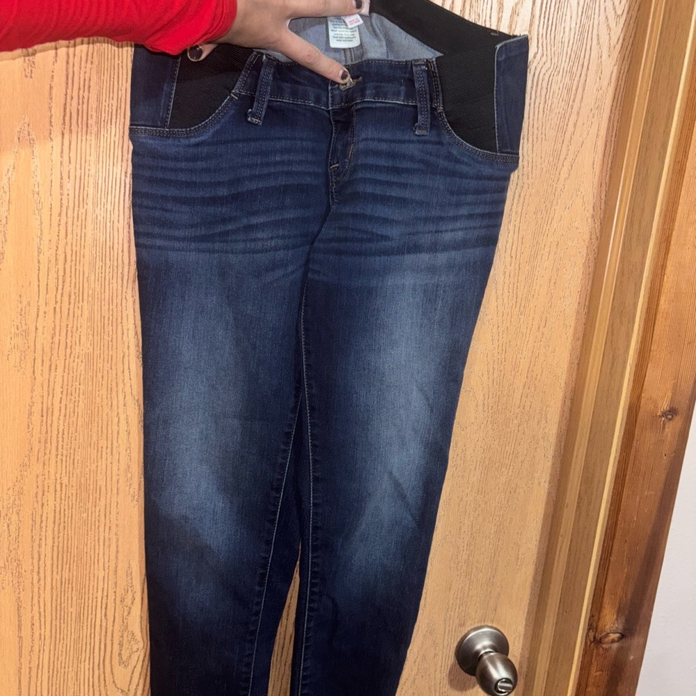 Isabel Maternity by Ingrid & Isabel Blue Jeggings with Rich Indigo Tones